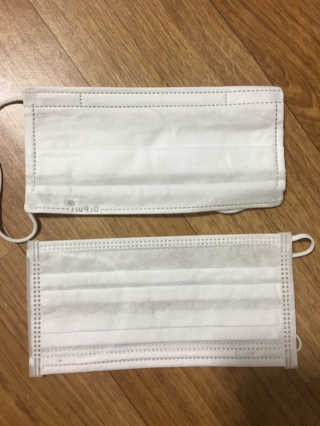 [닥터퓨리] 소프트터치 건강 마스크_성인+아동 — 4.5점을 준 리뷰어가 2019년 4월 올린 사용 사진