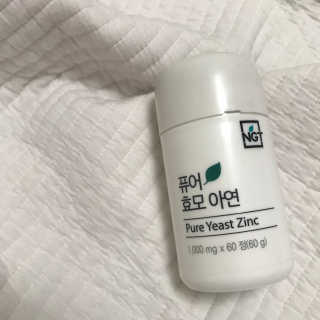 네츄럴굿띵스 퓨어 효모 아연 60일분 — 4.33점을 준 리뷰어가 2018년 9월 올린 사용 사진