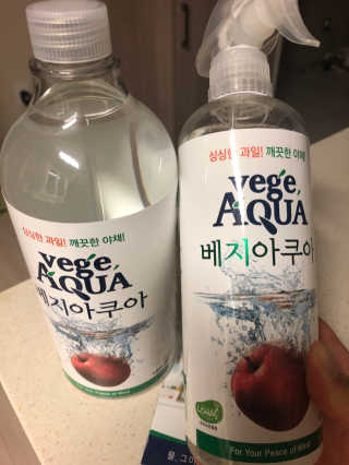 베지아쿠아 475ml + 리필 1000ml 1Set — 4점을 준 리뷰어가 2019년 10월 올린 사용 사진