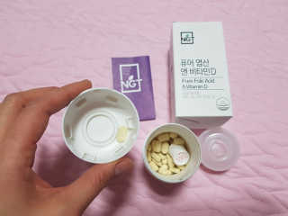 네츄럴굿띵스 퓨어 락토 철분 60일분 — 4.67점을 준 리뷰어가 2018년 2월 올린 사용 사진
