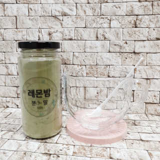 초능력 국내산 레몬밤 분말 — 4점을 준 리뷰어가 2019년 8월 올린 사용 사진