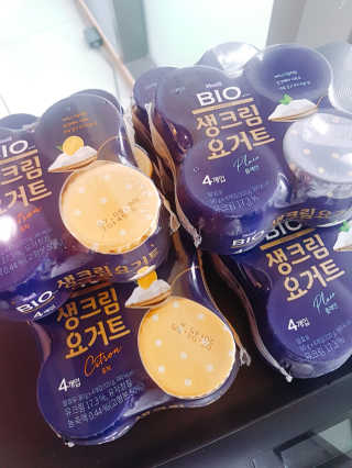 [매일 바이오] 생크림요거트 플레인 12개 + 유자 12개 — 5점을 준 리뷰어가 2019년 7월 올린 사용 사진
