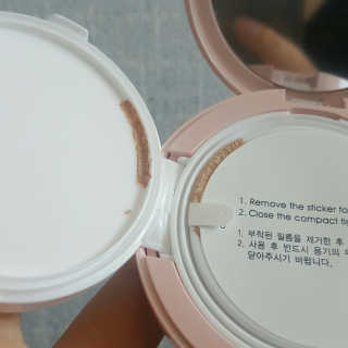 쏘내추럴 워터 비 스프링클 쿠션 — 4점을 준 리뷰어가 2017년 6월 올린 사용 사진