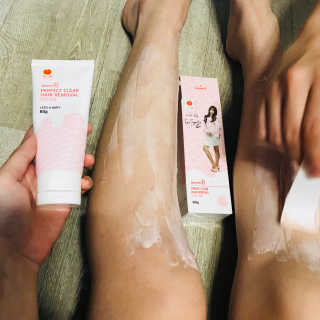 에버앤에버 워너비 퍼펙트 클리어 헤어 리무벌크림 다리+바디용 — 5점을 준 리뷰어가 2018년 5월 올린 사용 사진