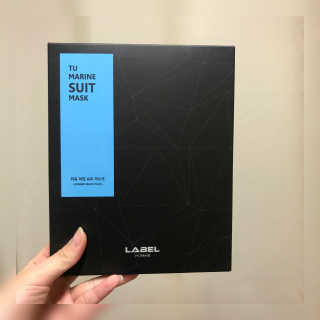 레이블옴므-labelhomme 레이블옴므 티유 마린 슈트 마스크팩(5EA) — 5점을 준 리뷰어가 2018년 1월 올린 사용 사진