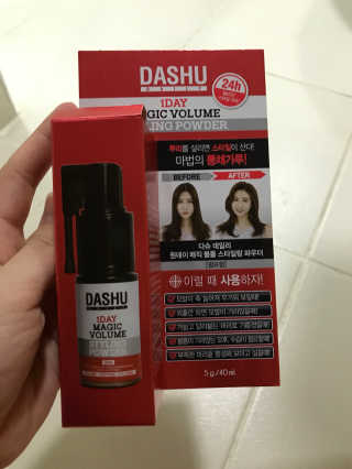 다슈코리아 다슈 데일리 뽕채가루 펌프형 — 3점을 준 리뷰어가 2017년 8월 올린 사용 사진