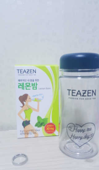 티젠 레몬밤 + 마이보틀 — 5점을 준 리뷰어가 2018년 7월 올린 사용 사진