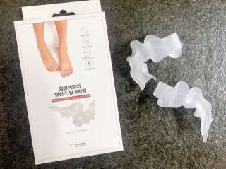 힐링팩토리 밸런스 발가락링 발가락교정기 A1 — 5점을 준 리뷰어가 2020년 1월 올린 사용 사진
