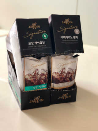(주)쟈뎅 쟈뎅 시그니처 블랙, 헤이즐넛 230ml — 5점을 준 리뷰어가 2018년 7월 올린 사용 사진