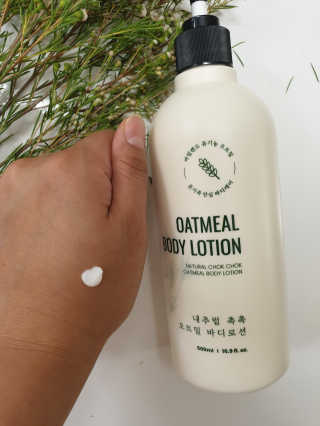 (주)에네스티 내추럴 촉촉  오트밀 바디로션 500ml — 5점을 준 리뷰어가 2019년 9월 올린 사용 사진