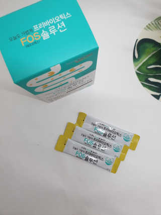 힐링팩토리 오늘도 가볍게 프리바이오틱스 FOS 솔루션 — 5점을 준 리뷰어가 2020년 2월 올린 사용 사진