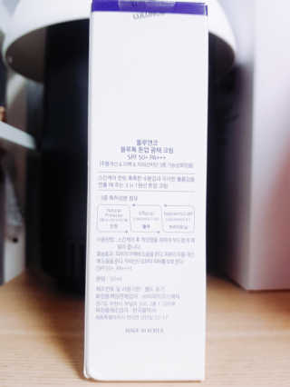 [룰루앤코] 블루톡 톤업 광채 크림 — 5점을 준 리뷰어가 2019년 12월 올린 사용 사진