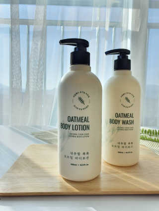 (주)에네스티 내추럴 촉촉  오트밀 바디워시 500ml — 5점을 준 리뷰어가 2019년 11월 올린 사용 사진