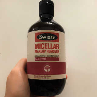 SWISSE 스위스 미셀라 메이크업 리무버 — 3점을 준 리뷰어가 2019년 12월 올린 사용 사진