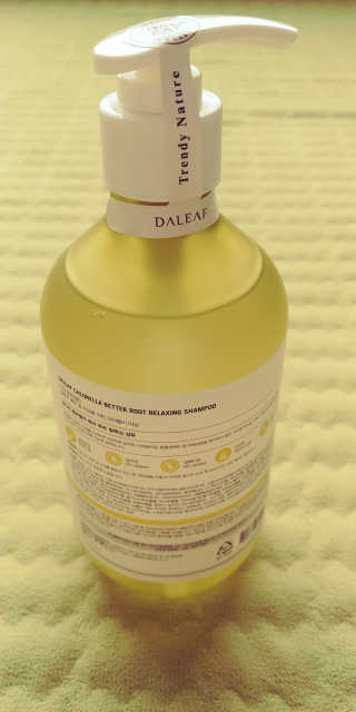 달리프 클로렐라 베러 루트 릴렉싱 샴푸 500ml — 4점을 준 리뷰어가 2019년 5월 올린 사용 사진