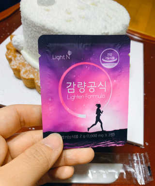 [감량공식] 다이어트 건강기능식품 — 4.5점을 준 리뷰어가 2019년 12월 올린 사용 사진