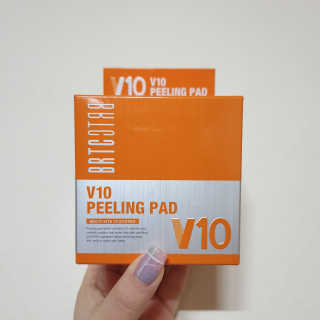 비알티씨 V10 필링패드 — 4점을 준 리뷰어가 2019년 1월 올린 사용 사진