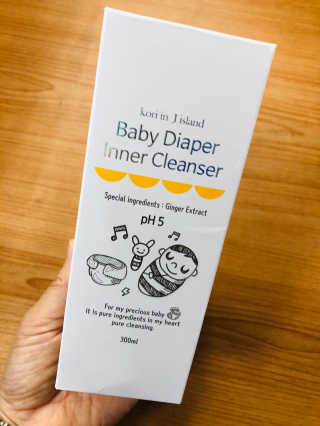 코리인제이아일랜드 베이비 다이퍼 이너 클렌저 — 5점을 준 리뷰어가 2019년 12월 올린 사용 사진