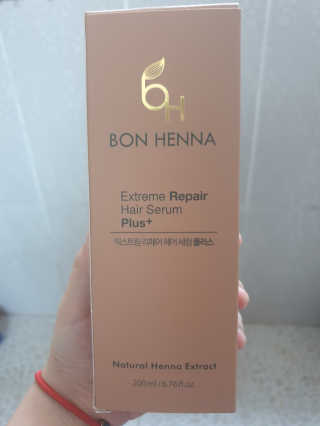 BH 본헤나 익스트림 리페어 헤어 세럼 200ml — 3점을 준 리뷰어가 2019년 5월 올린 사용 사진