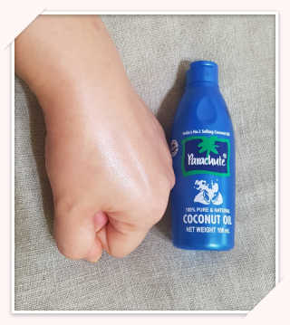 파라슈트 100퍼 코코넛오일 100ml — 4점을 준 리뷰어가 2018년 9월 올린 사용 사진