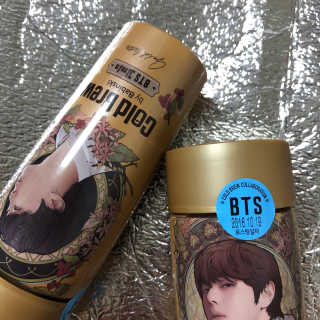 한국야쿠르트 핫브루 콜드브루 BTS 일러스트 — 3.83점을 준 리뷰어가 2018년 10월 올린 사용 사진