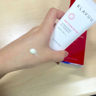 클라뷰 씨티 디펜서 SPF50 PA+++ — 3.5점을 준 리뷰어가 2016년 10월 올린 사용 사진