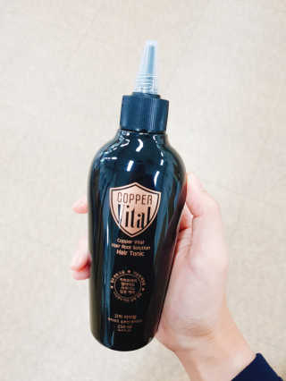 코퍼바이탈 헤어루트 솔루션 헤어토닉 250ml — 5점을 준 리뷰어가 2018년 9월 올린 사용 사진