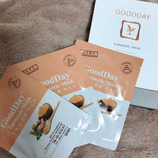 GoodDay Skincare GoodDay 강황 마스크 — 4.5점을 준 리뷰어가 2020년 2월 올린 사용 사진