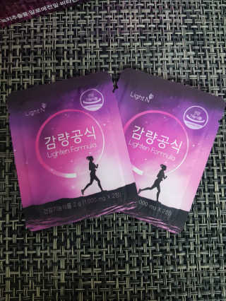 [감량공식] 다이어트 건강기능식품 — 5점을 준 리뷰어가 2019년 12월 올린 사용 사진
