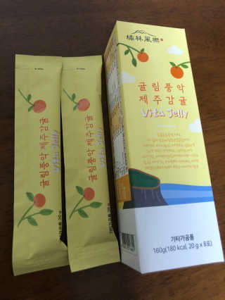 광희생활건강 귤림풍악 제주감귤 비타젤리 — 5점을 준 리뷰어가 2020년 1월 올린 사용 사진