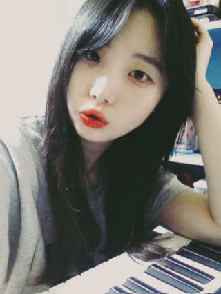 더블유랩 헤나틴트 (3호 패셔너블:오렌지) — 2.5점을 준 리뷰어가 2016년 11월 올린 사용 사진