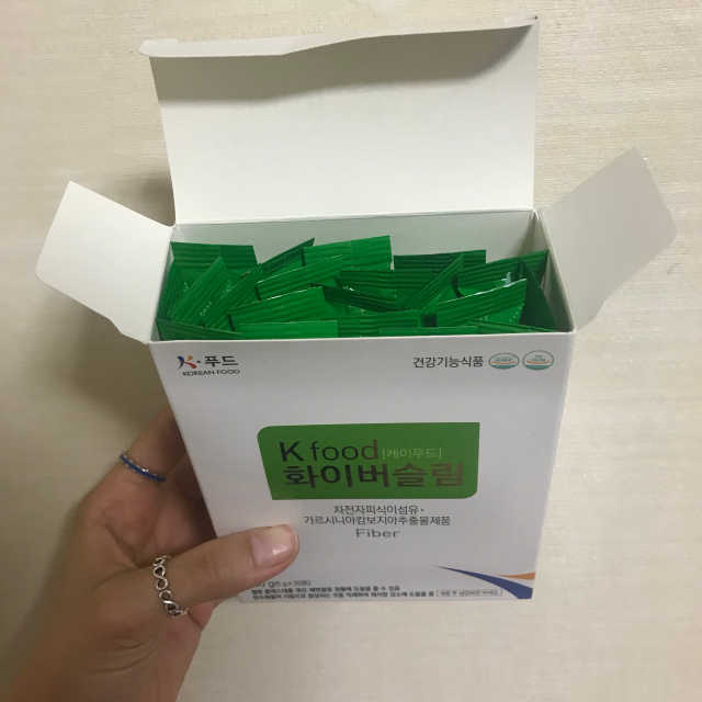 똥기사의 Kfood 화이버슬림 리뷰 사진