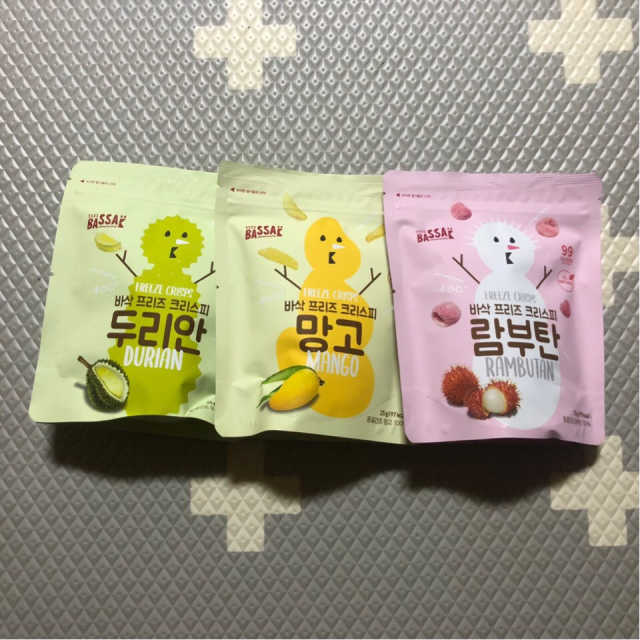 바삭 프리즈 크리스피 3종 리뷰 사진