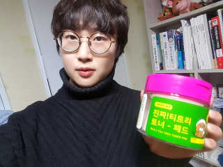 미플레이 진짜 티트리 토너 패드 — 5점을 준 리뷰어가 2018년 11월 올린 사용 사진