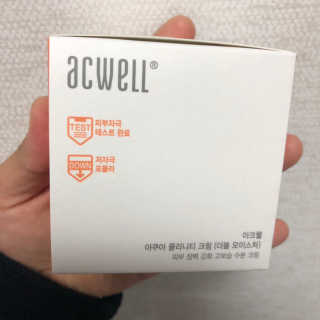 아크웰 아쿠아 클리니티 수분크림 — 1.67점을 준 리뷰어가 2018년 10월 올린 사용 사진