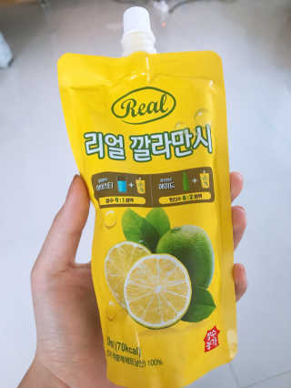 장수농가 리얼깔라만시 — 5점을 준 리뷰어가 2018년 6월 올린 사용 사진