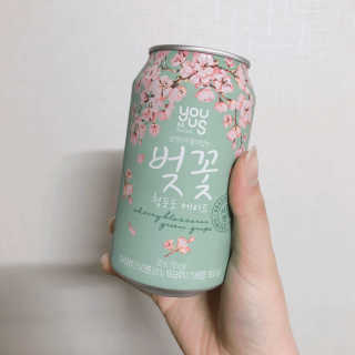 GS25 벚꽃 팝콘 + 벚꽃스파클링 + 벚꽃 청포도 에이드 — 4.5점을 준 리뷰어가 2018년 3월 올린 사용 사진