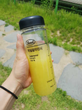 장수농가 리얼깔라만시 — 5점을 준 리뷰어가 2018년 6월 올린 사용 사진