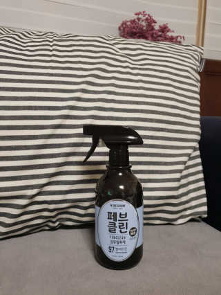 더블유드레스룸 페브클린 500ml — 5점을 준 리뷰어가 2018년 8월 올린 사용 사진