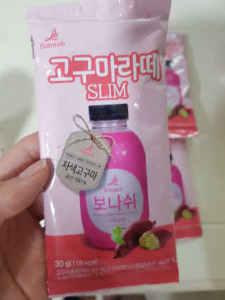 보나쉬슬림 고구마라떼 6pc+보틀 — 5점을 준 리뷰어가 2019년 6월 올린 사용 사진