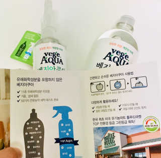 베지아쿠아 475ml + 리필 1000ml 1Set — 5점을 준 리뷰어가 2019년 9월 올린 사용 사진