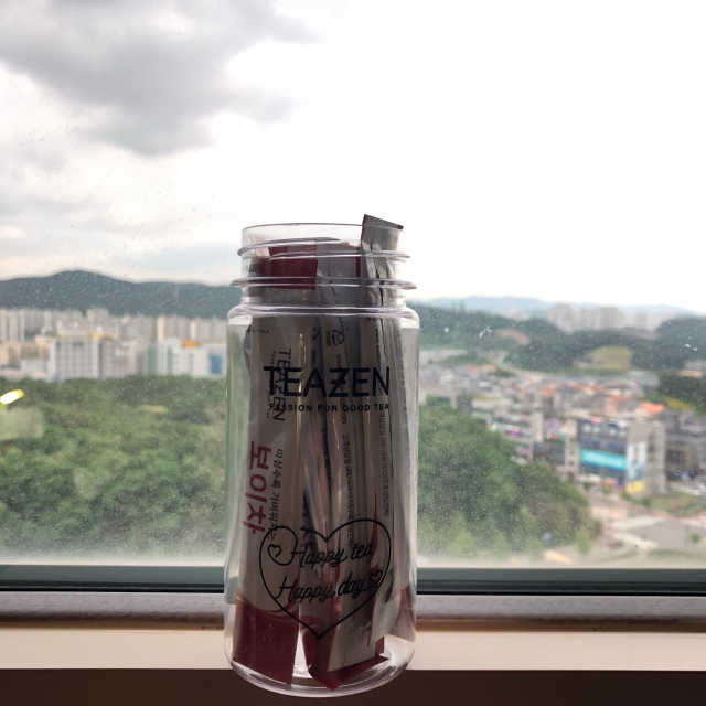 티젠 보이차 + 마이보틀 세트 리뷰 사진