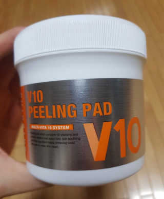 비알티씨 V10 필링패드 — 5점을 준 리뷰어가 2019년 1월 올린 사용 사진