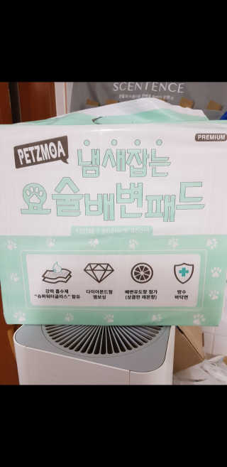 페츠모아 냄새잡는 요술배변패드 — 5점을 준 리뷰어가 2020년 3월 올린 사용 사진