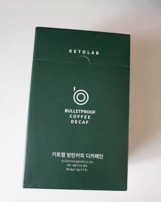 키토랩 방탄커피 디카페인 일주일용 — 3점을 준 리뷰어가 2019년 6월 올린 사용 사진