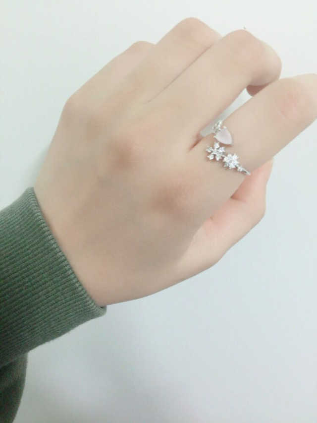 천연장미수정 뮤즈반지 리뷰 사진