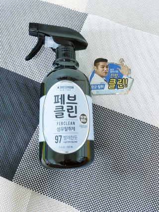 더블유드레스룸 페브클린 500ml — 5점을 준 리뷰어가 2018년 8월 올린 사용 사진