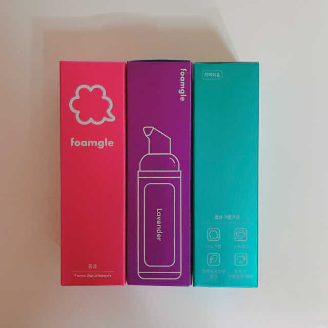[폼글] 거품가글 50ml 3종 - 민트, 라벤더, 라즈베리 리뷰 사진