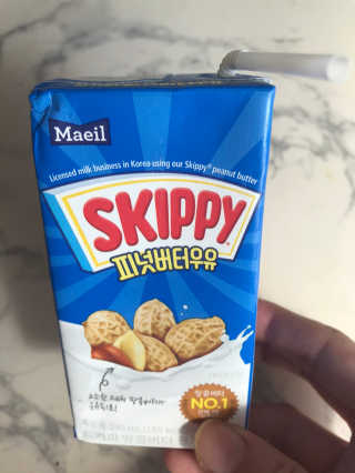 스키피피넛우유 스키피 피넛버터우유 — 5점을 준 리뷰어가 2019년 11월 올린 사용 사진