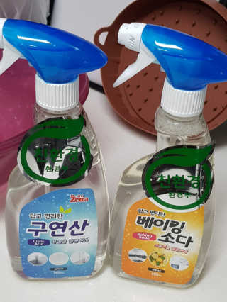 [제타매직클리너] 베이킹소다,구연산 2종set — 4점을 준 리뷰어가 2019년 7월 올린 사용 사진